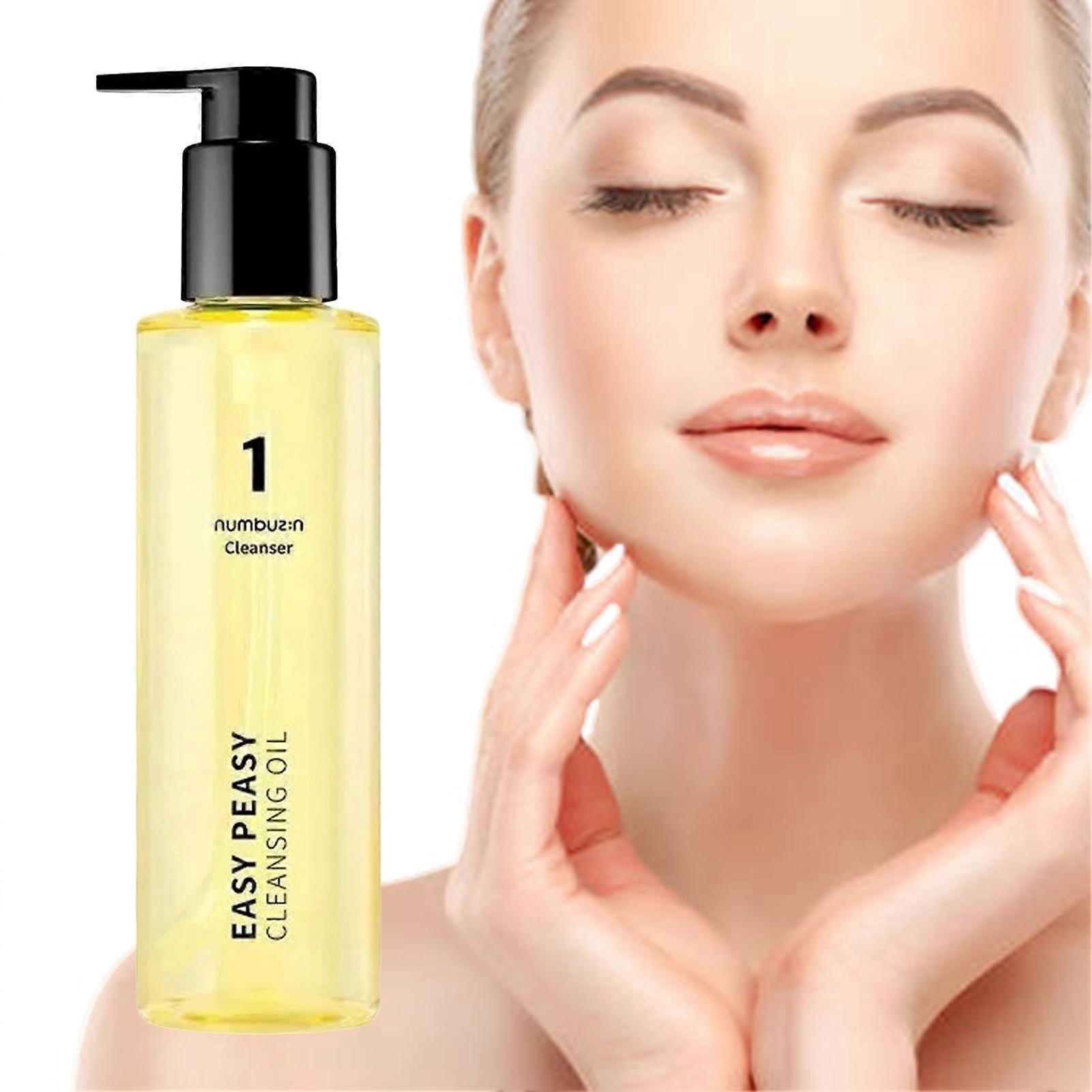 Face Makeup Remover Oil Non-greasy Refreshing Non-Oily Deep Cleansing Oil for Travel Daily Makeup Remove