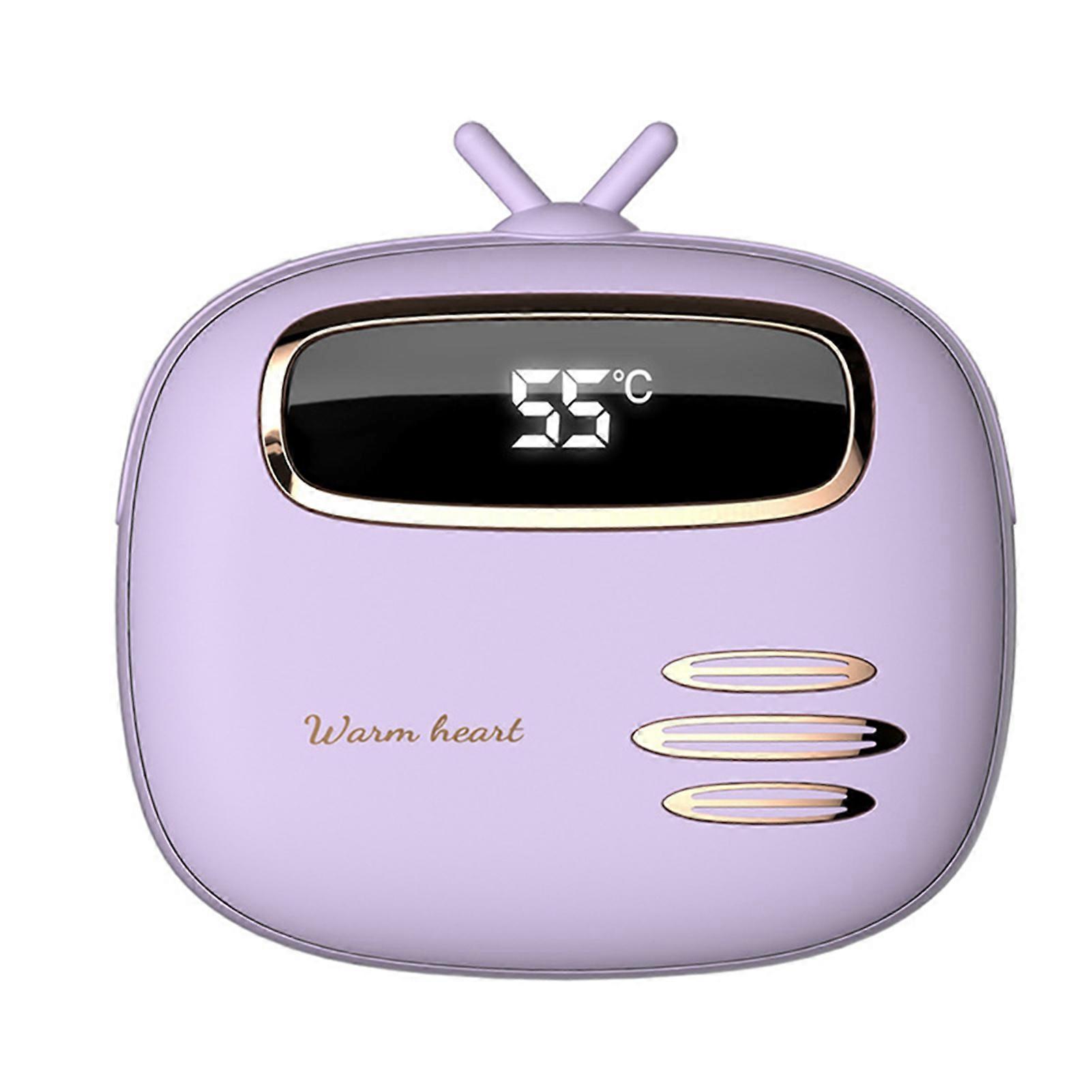 Rechargeable Hand Warmer Digital Screen Electric Portable Pocket Warmer Power Banks