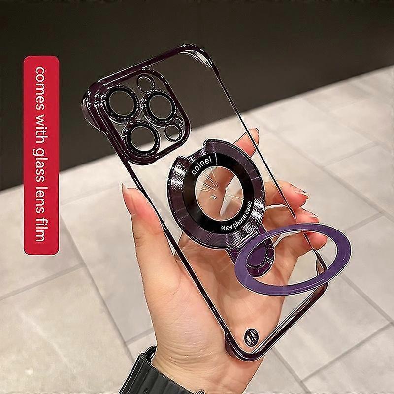 Airbag Anti-fall For Iphone Case With Invisible Ring Stand For Iphone 15 Series