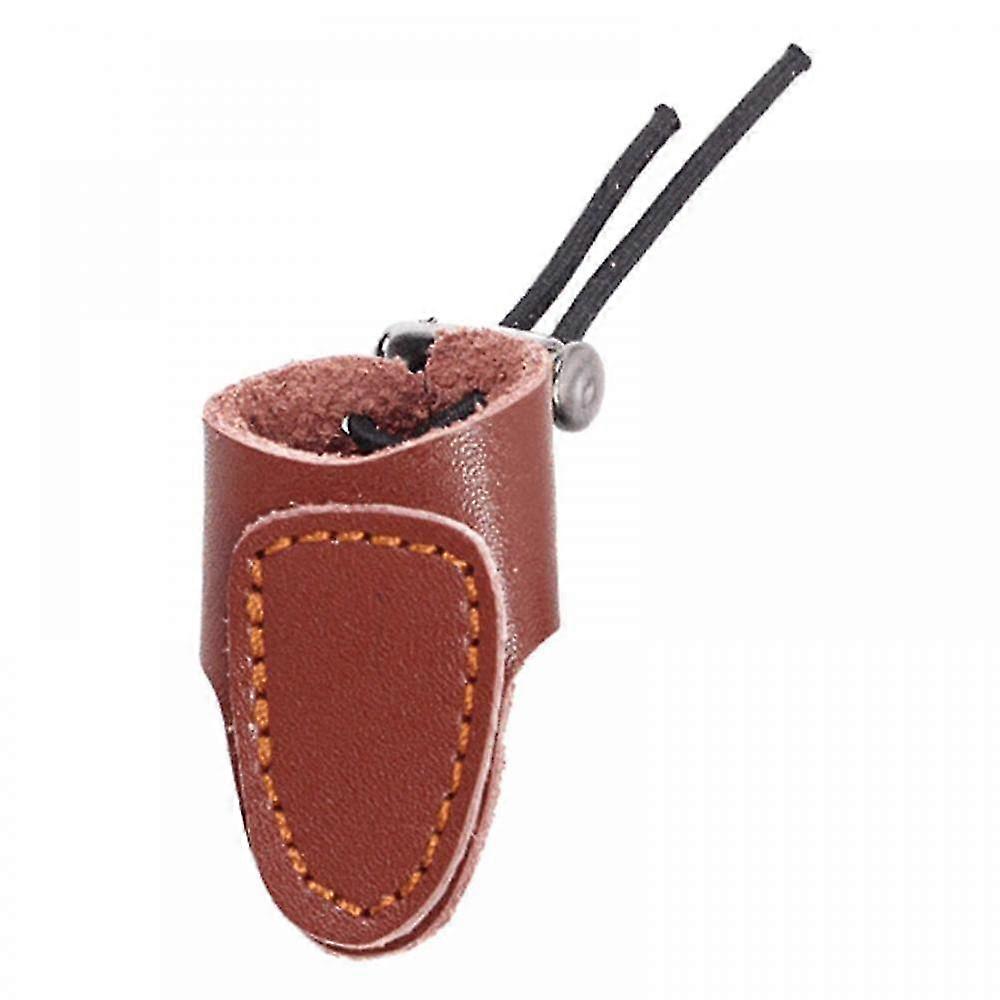 Adjustable Thumb Ring Finger Guard Protector Gear Archery Bow- Shooting Target