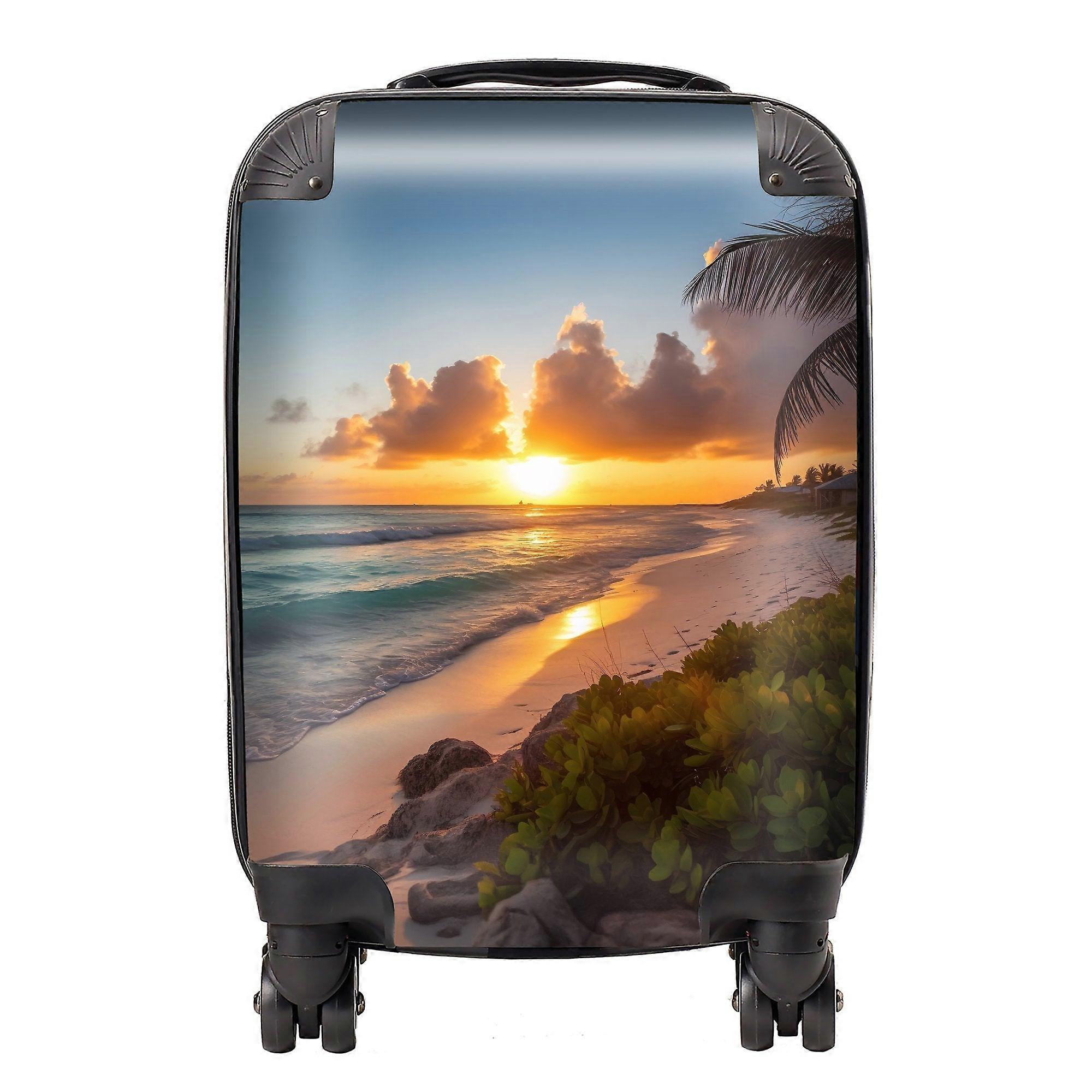 Sunrise On The Beach Suitcase