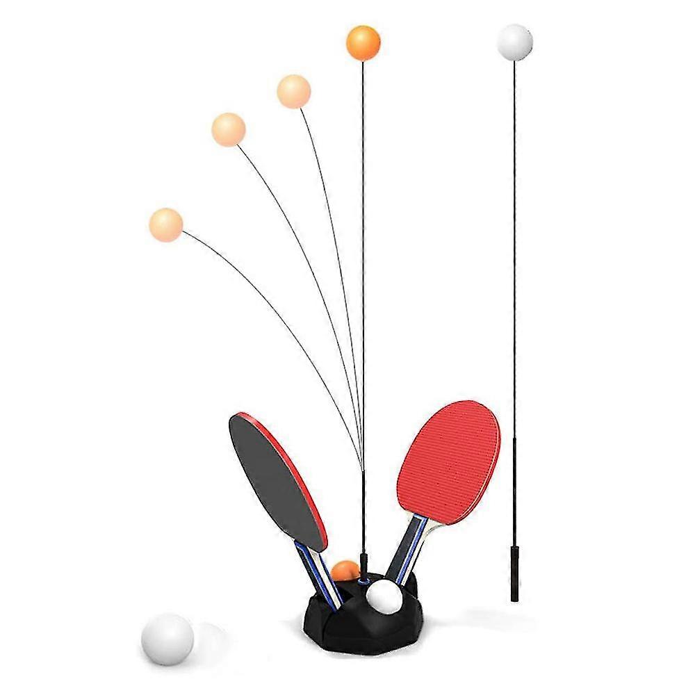 Table Tennis Trainer, Children Portable Table Tennis Set With Soft Shaft For Self-training, Decompression, Children Adult Home Entertainment Indoor Ou