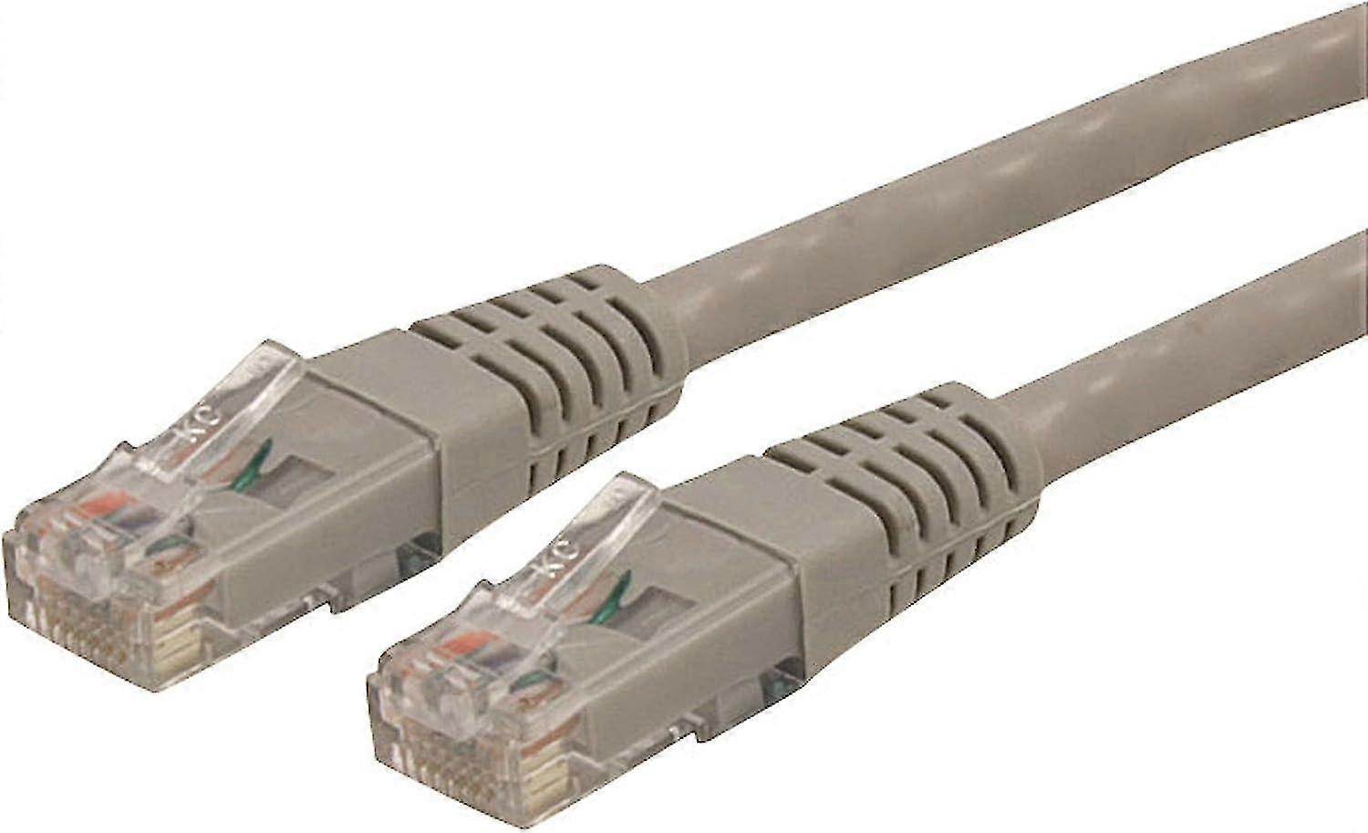 Cat6 Ethernet Cable - 50 Ft - Gray - Patch Cable - Molded Cat6 Cable - Long Network Cable - Ethernet Cord - Cat 6 Cable - 50ft (c6patch50gr)