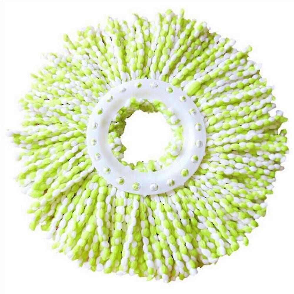 New Replacement 360 Rotating Easy Magic Microfiber Spinning Floor Mop Head Green