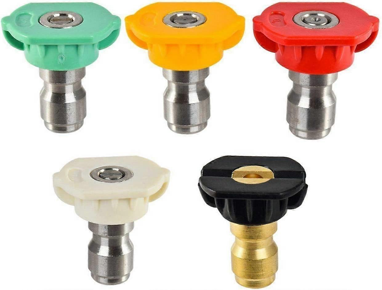 Pressure Washer Spray Nozzle Tips, 1/4 Degree Quick Connect