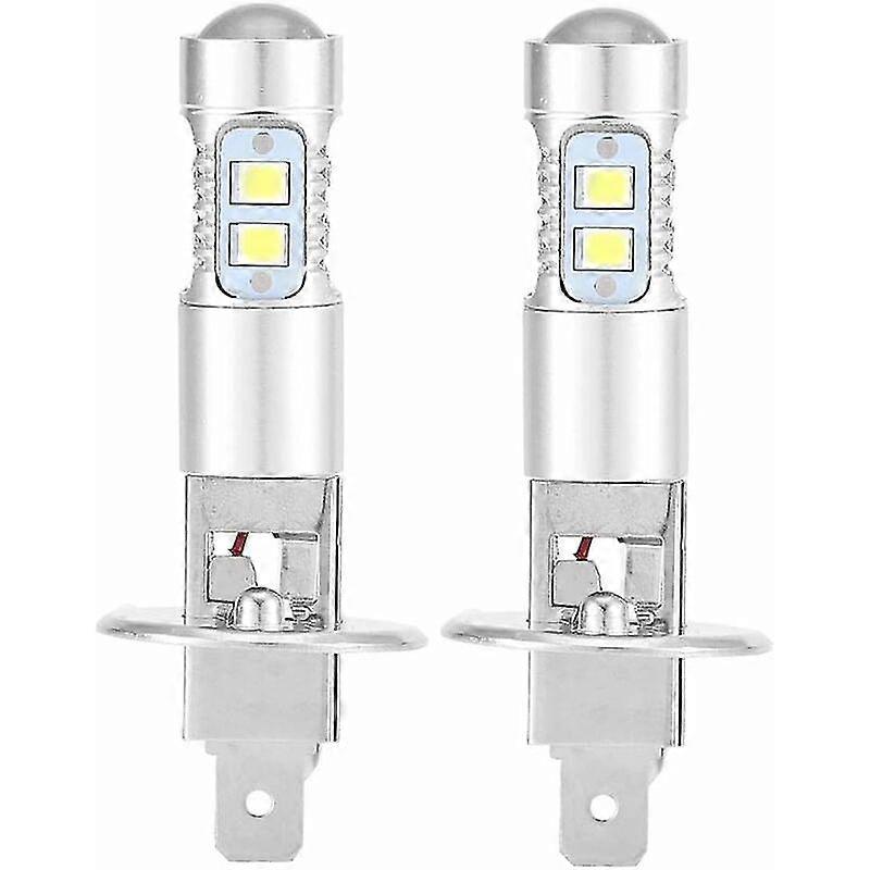 Ampoules LED H1 100W 6000K Blanc Super – Kit 2x Phares Antibrouillard H1 Ultra Puissant 1800LM – 12-28V