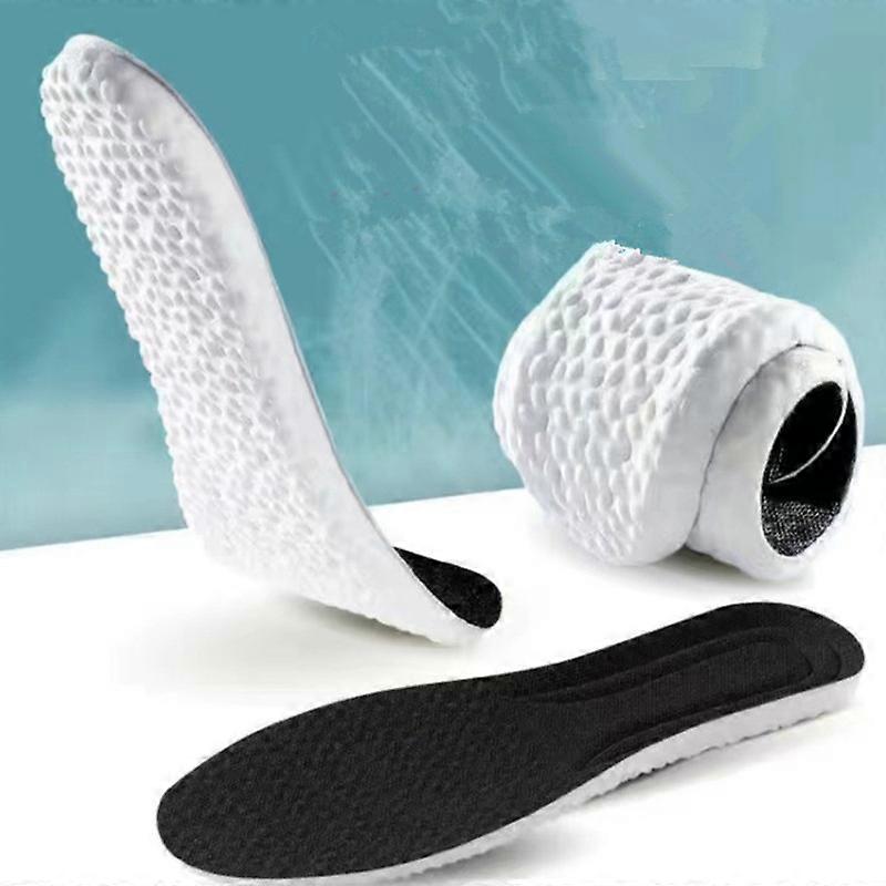 1 Pair Shock Absorbing Shoe Insoles Elastic Honeycomb Sneaker Inserts Breathable Memory Insoles for Men and Women Shoe Lifts Men Soft Replacement Shoe