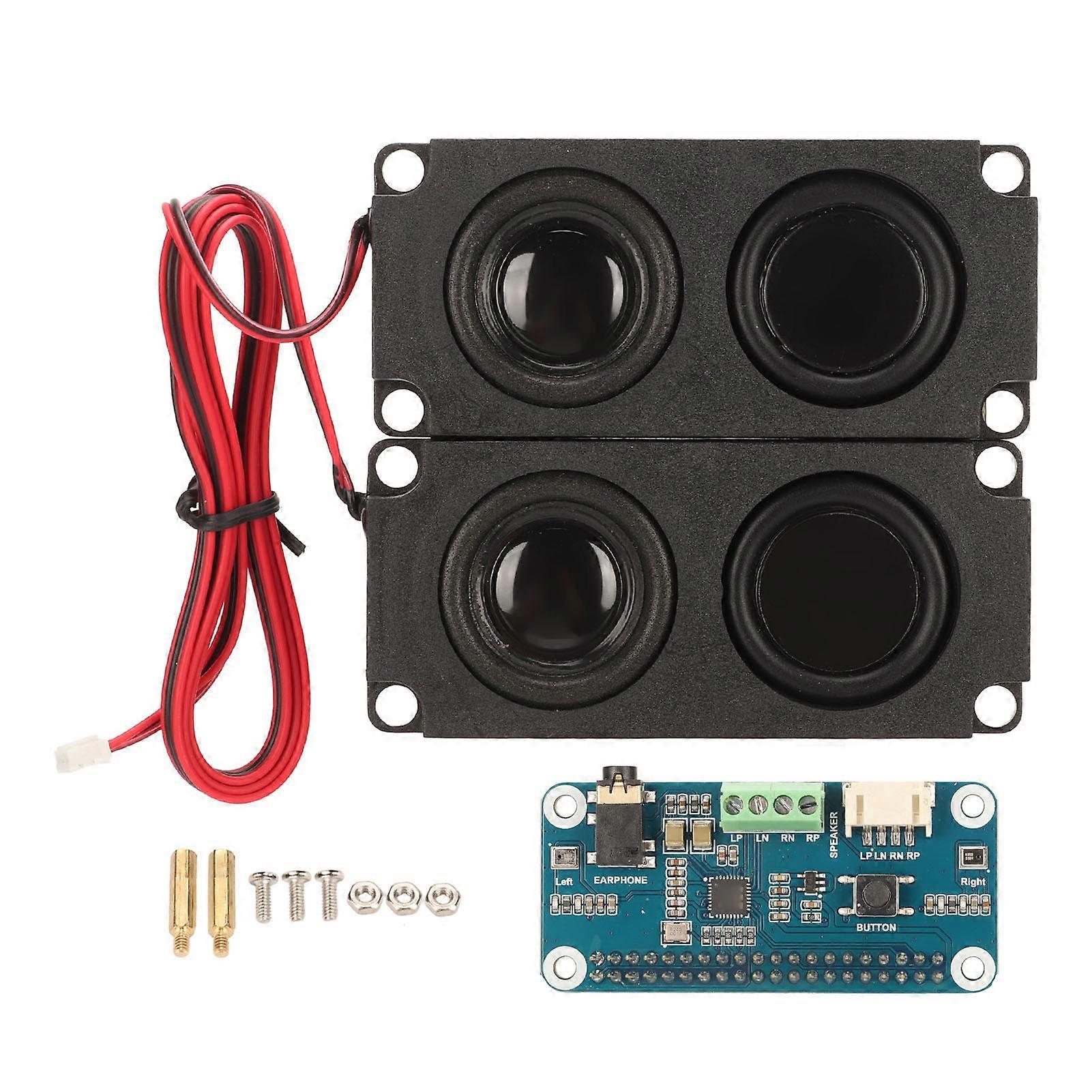 HiFi Sound Card I2S Interface I2C Control WM8960 Chip 3.5mm Jack Audio HAT Module for RasPi Motherboard Decoding
