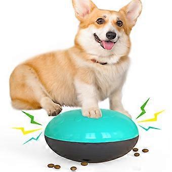 Juguete masticable BluePet para gatos y perros, de caucho ABS de grado alimenticio, anti-mordeduras, interactivo, para entrenamiento, con sonido y fuga de comida.