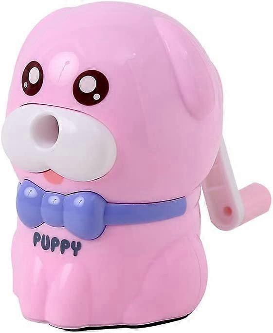 Pencil Sharpener Beautiful Desktop Sharpener Cute Manual Pencil Sharpeners for Kids Students (pink) (1pc)