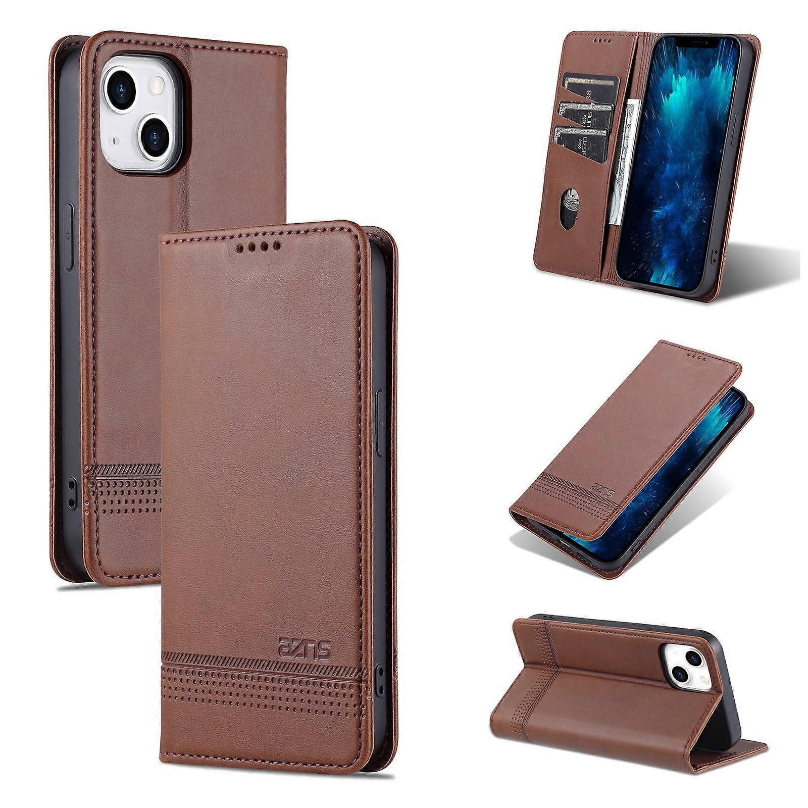 Magnetic Calf Texture Flip Leather Phone Case For iPhone 14