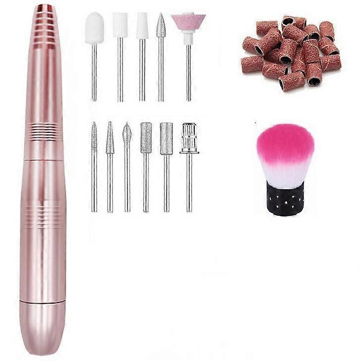 電気USBネイルファイルドリルポータブルプロフェッショナルマニキュアペディキュアセット