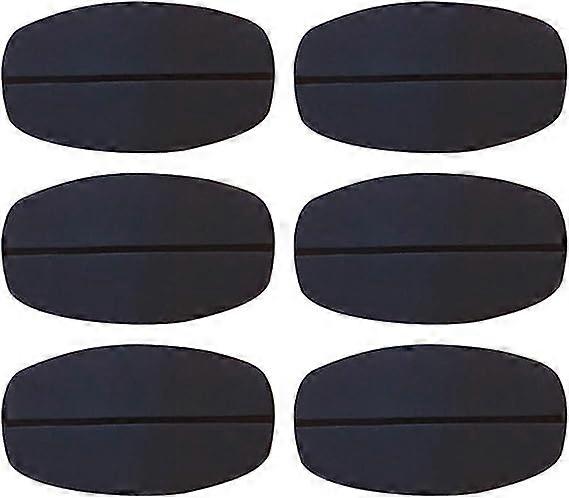 6pcs (Black)Bra Strap Pad Silicone Non-Slippery Invisible Soft Silicone Shoulder Strap Pads for Girl Women Lady