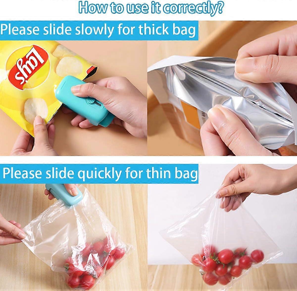 Scelleuse de sacs - Mini thermosoudeuse et coupeuse à main