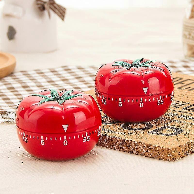3pcs 60 Minute Kitchen Timer (tomato)fun And Functional Kitchen Timersuse For Cooking, Baking Or Homework Hel