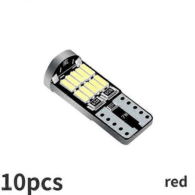 10pcs T10 Led Canbus No Error Car Interior Light T10 26 SMD 4014 Chip Car Interior Dome Reading License Plate Light Signal Lamp