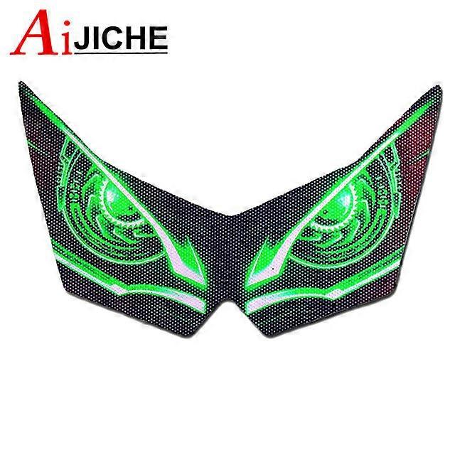 For KAWASAKI Z750 Z750R Z1000 Z 750 Z 750R Z 1000 Motorcycle 3D Front Fairing Headlight Sticker Guard Head light Stickers