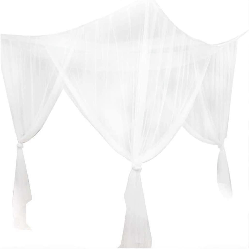 Mosquito net, corner column mosquito net bed cover four doors hanging bed square net curtain