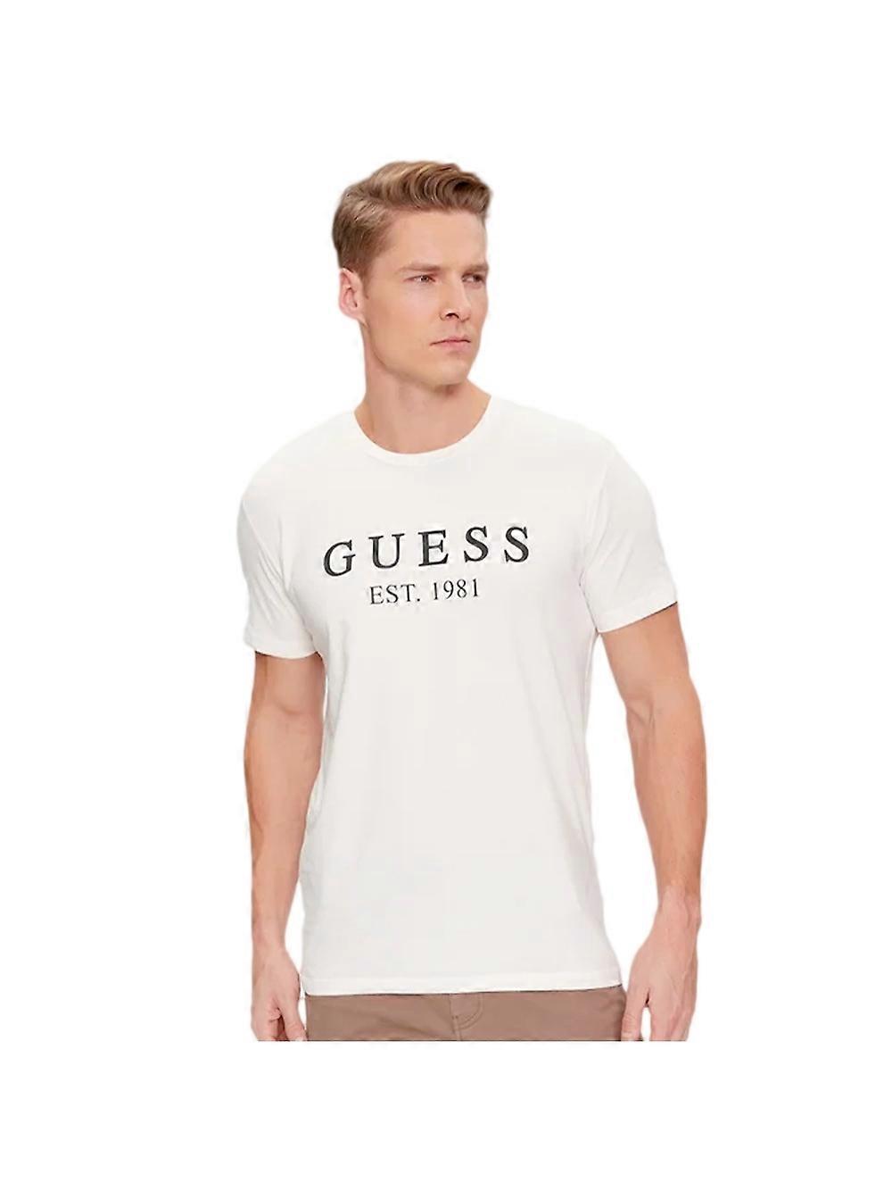 Guess EST 1981 男式 T 恤 白色
