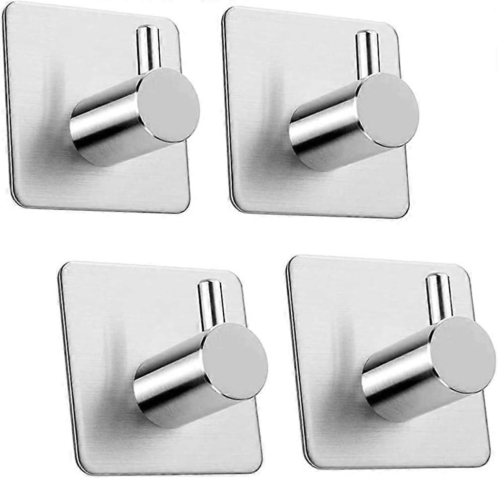 Adhesive wall hook,5-piece kit,towel rack without drilling,wall hook + 3M sticky pad
