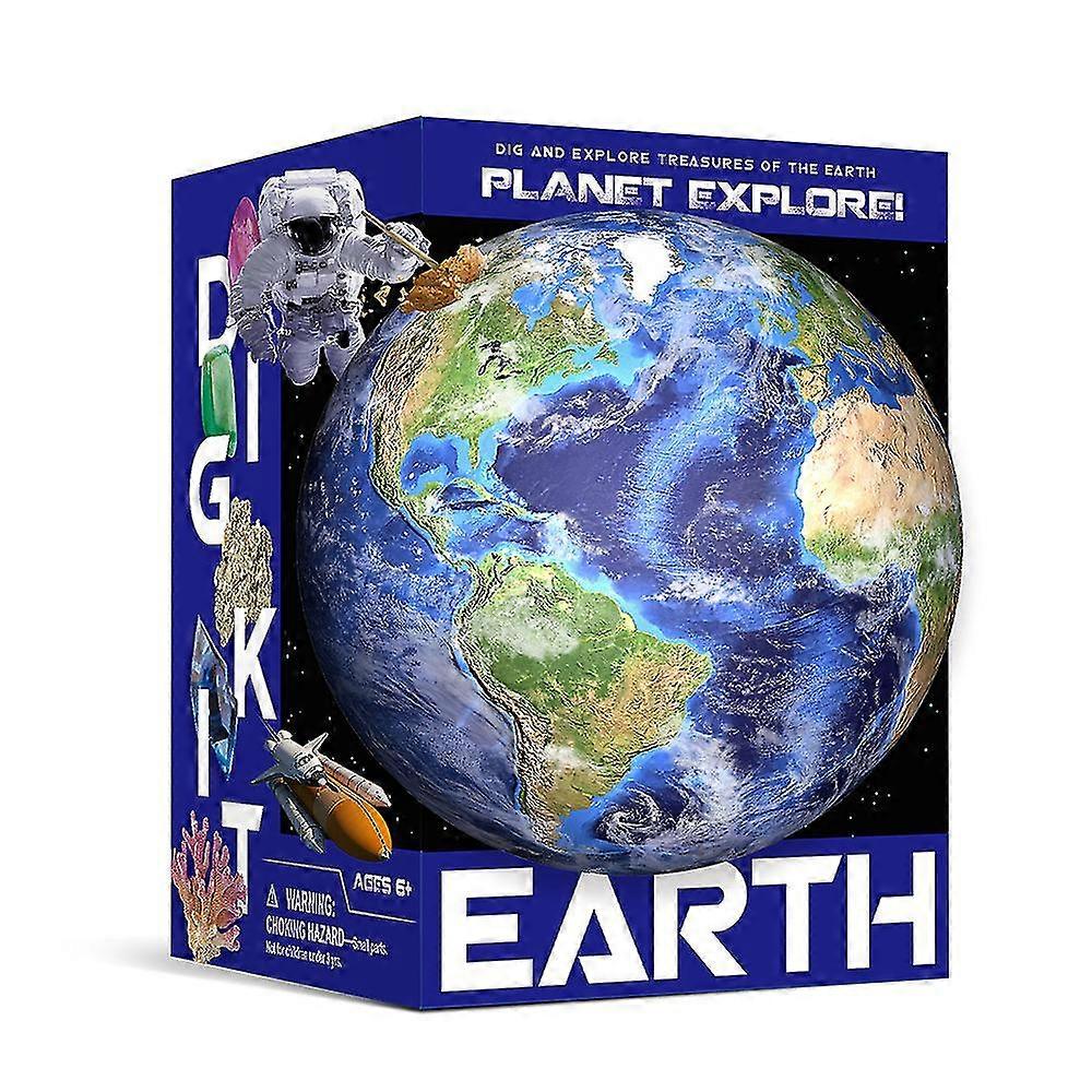 Children's Moon Blind Box Wandering Earth Science Popularization Eight Planets in the Solar System Exploration and Excavation of Gems Archaeological T