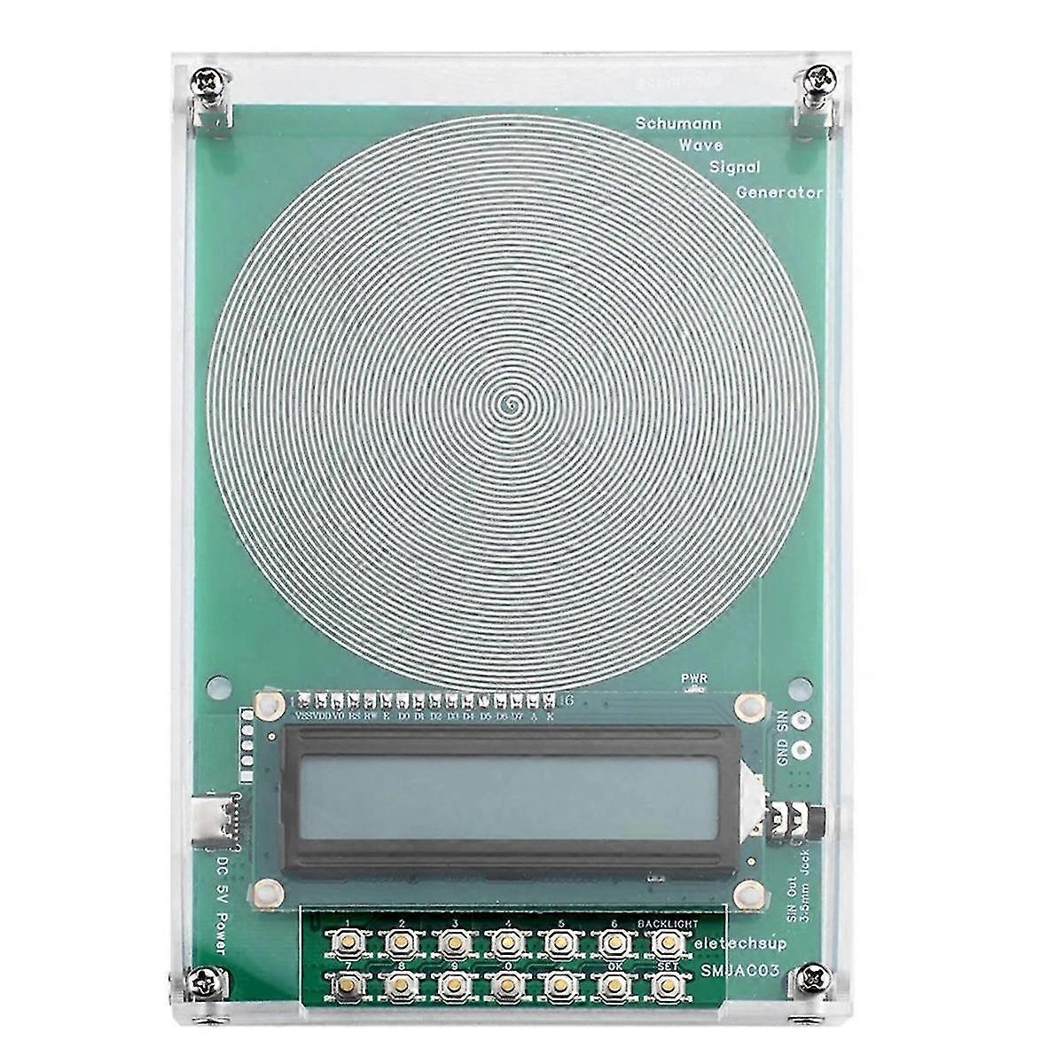 7.83Hz Schumann Waves Resonance Generator Ultralow Frequency Pulse Audio Resonator Type-C 0.01Hz-100000Hz Adjustable A