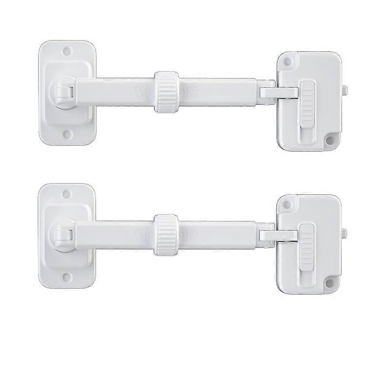 Unbrand Verstellbarer Baby-Sicherheitsfensterbegrenzer, Baby-Sicherheitsfensterbegrenzer Fenstersicherheitsschloss für Kinder und Haustiere 2 Stück...