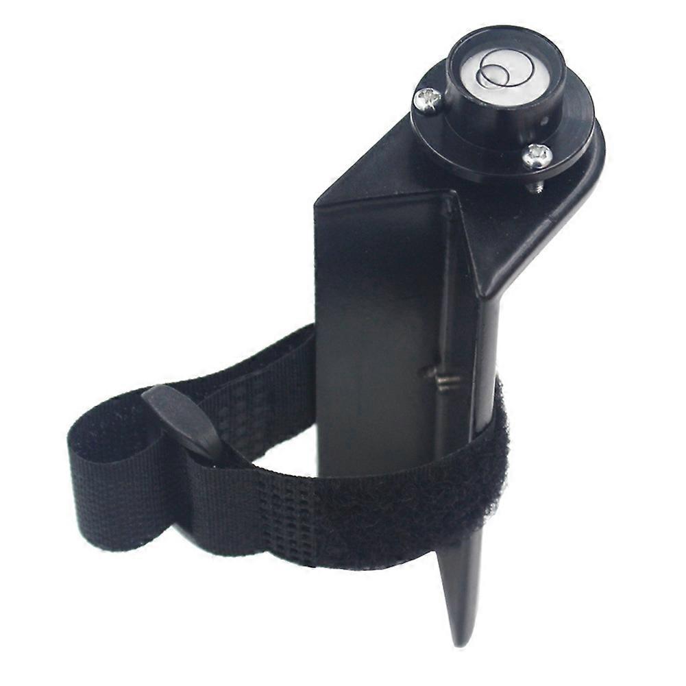Centering Pole Carbon Fiber Pole Leveler Bubble Assembly Right-Angle Level Strap Portable Vertical Level Black