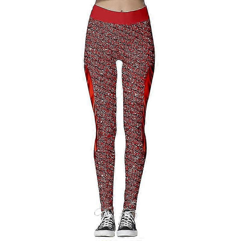 Kerst Vrouwen Leggings Running Broek Stretch Broek