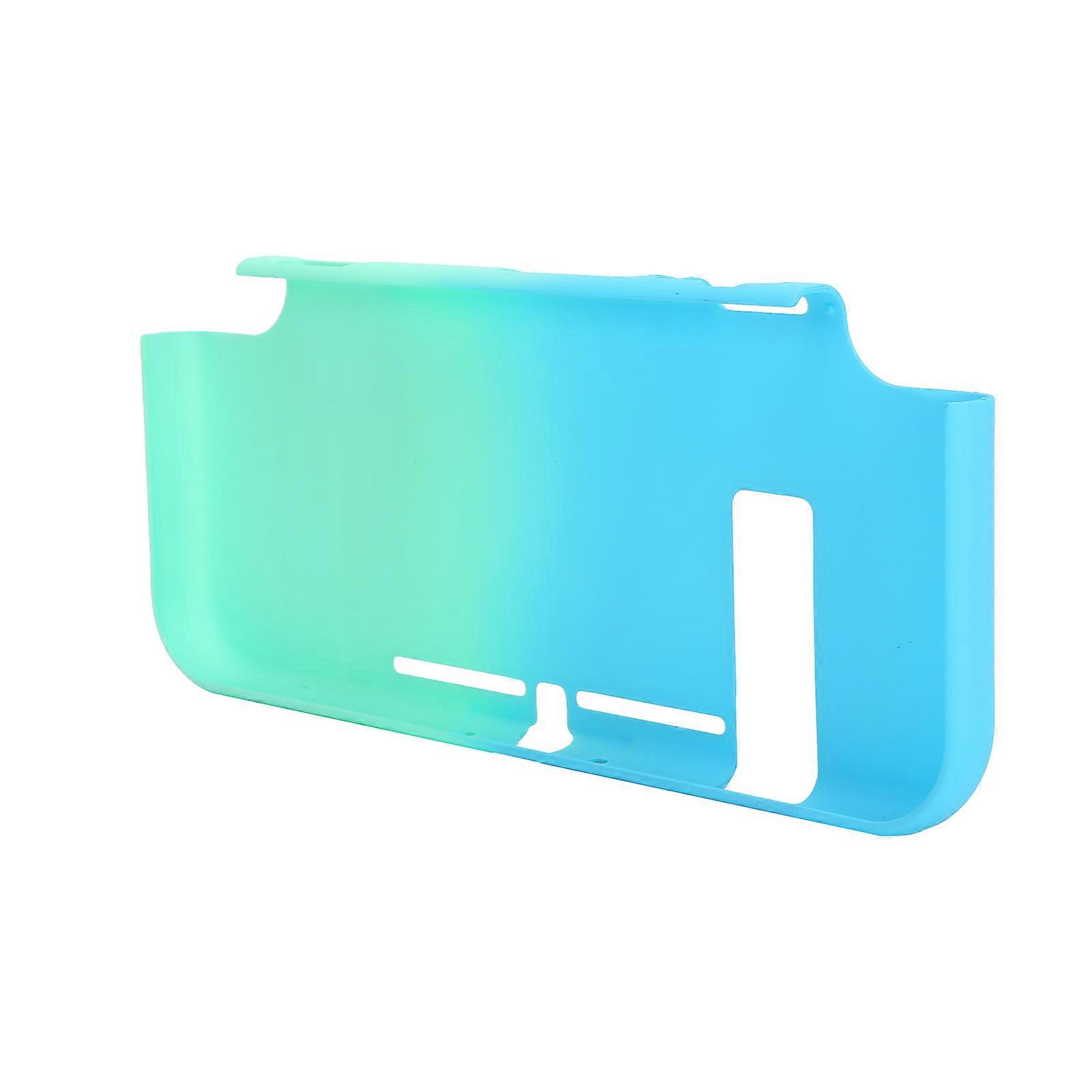 Protective Cover Case for Switch Fashion PC Game Console Shell Protector Accessory(BlueGreen Gradient )