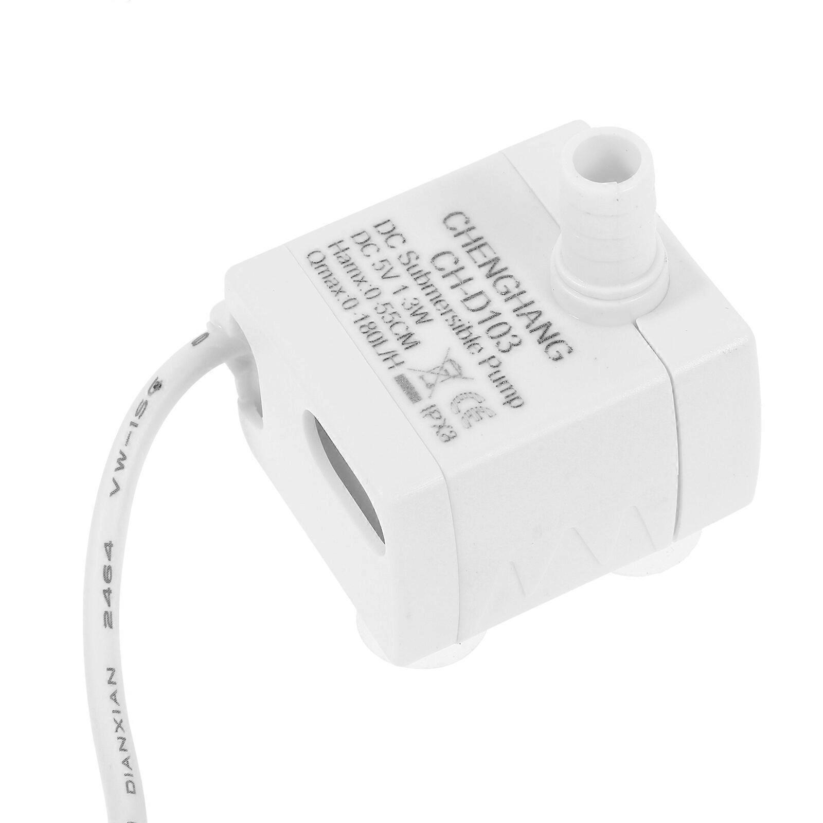 Vattenpump Akvarium Vattenpump USB Dränkbar Vattenpump Mini Vattenpump