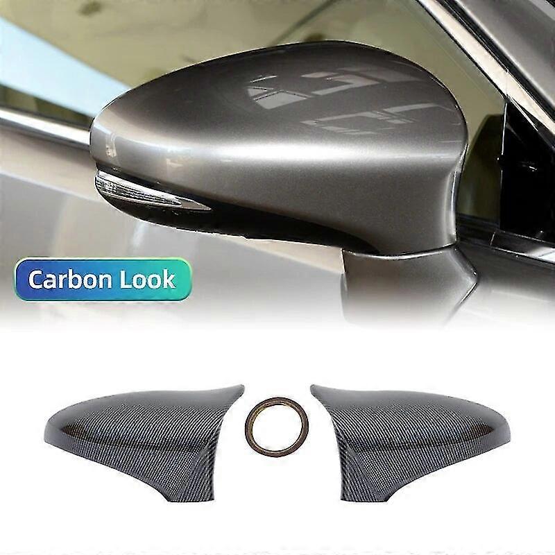 Exquisite Exquisite M Style For Lexus Is Es Gs Ls Rear View Mirror Cover Side Mirror Shell Cap Decor Ct Rc F-sport 2014-2020 Carbon Fiber Style