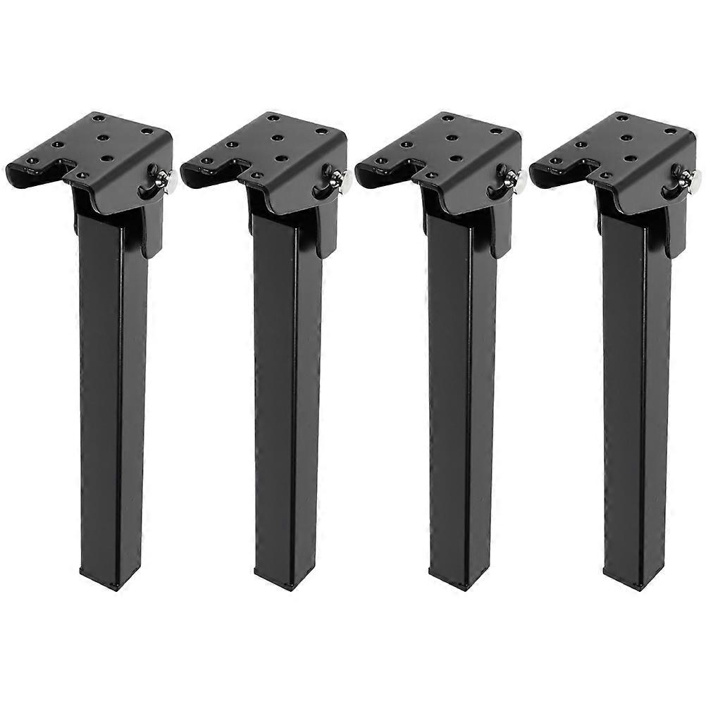 4st Fällbara Bordsben Järnstödben Möbelben För Soffbordsskåp