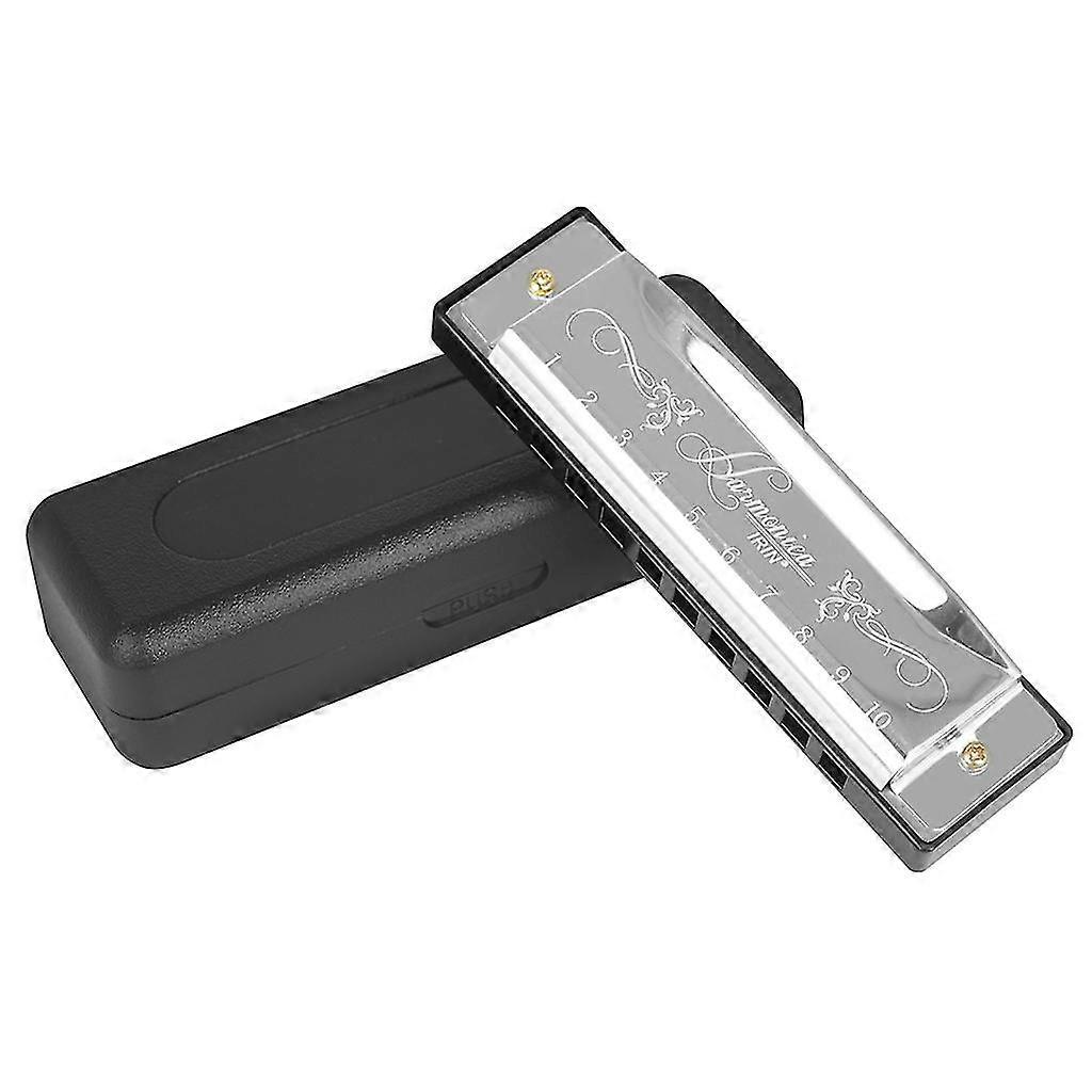 10 trous Harmonica Blues Harpes Orgue à bouche Harmonica Instrument à vent
