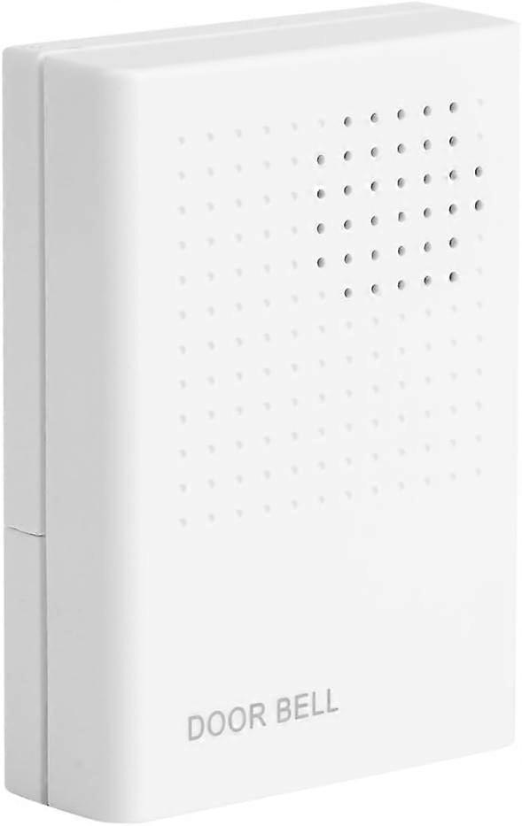 Compact Wired Door Bell - Wall Mount Expandable with White Volume