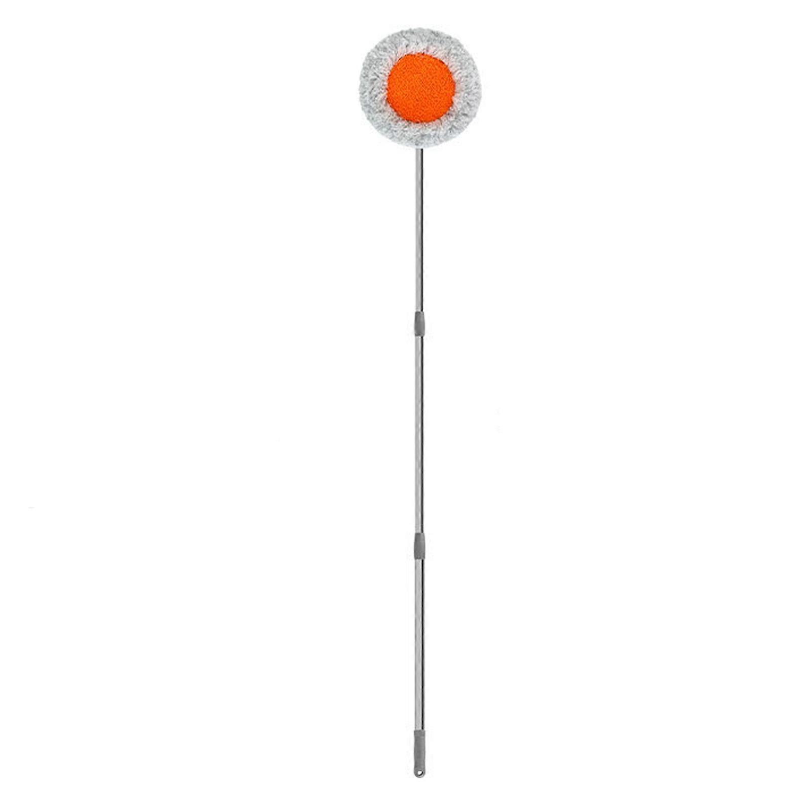 Intellect Cleaning Mop 360-degree Rotating Adjustable Sunflower Mop Handle Telescopic Wall Mop Floor Cleaning Tool for Ceilings Corners Wet Dry Use