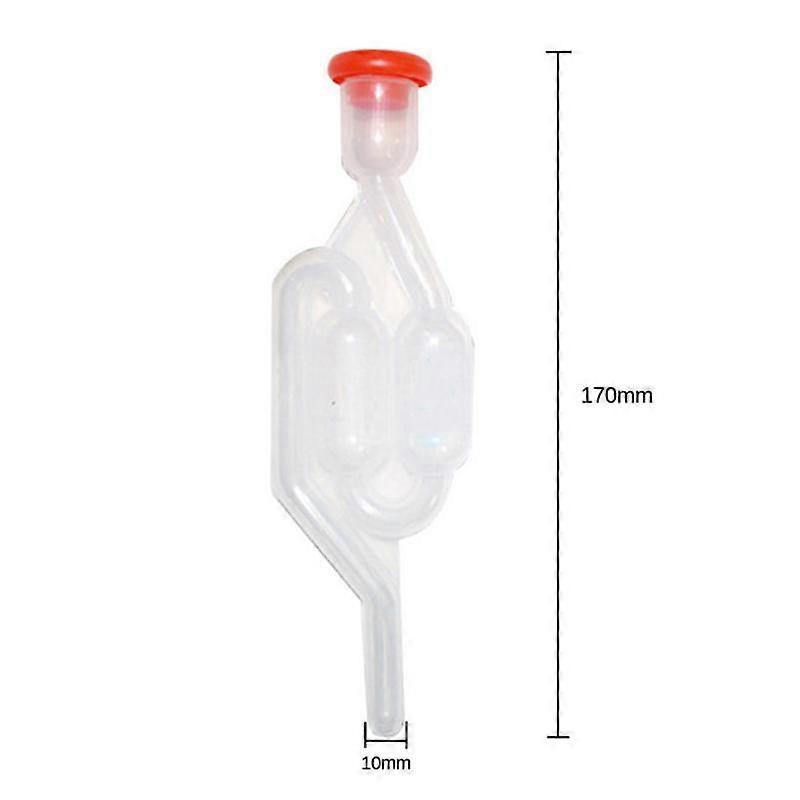 1/2 stk vandforsegling Udstødningsluftsluse hjemmelavet mad Brygning Øl Vin Gæring Forseglet kontraventil Homebrew Tool Miljøvenlig