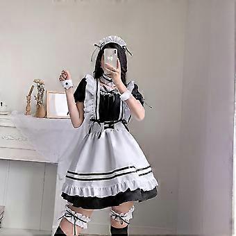 Cute And Sexy Anime French Maid Dress, Cute Maid Cosplay Dress For  Halloween, Maid Costume Outfit | Fruugo FR