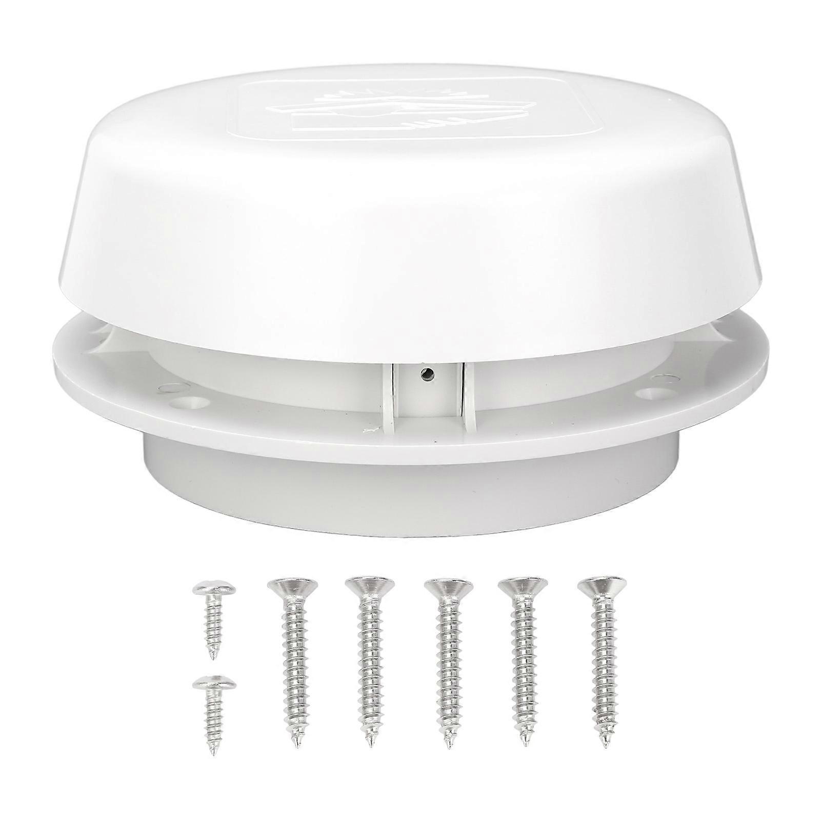155mm Round Rustproof RV Roof Ventilation Cap with Mesh Grille for Motorhome Yacht