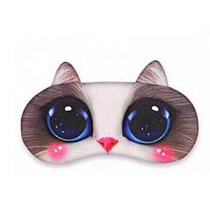 3d Cartoon Animal Breathable Eye Shield, Sleeping Mask