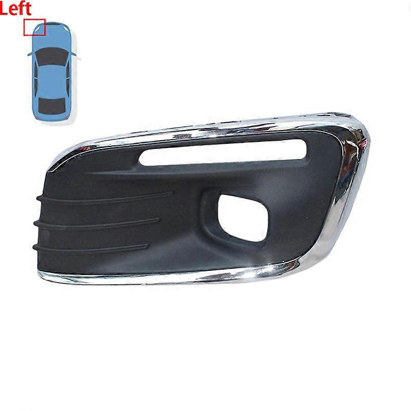 Car Front Bumper Fog Light Cover Trims Grille Fog Lamp Frame For Citroen Elysee C-Elysee 2017 2018 2019 High Configuration