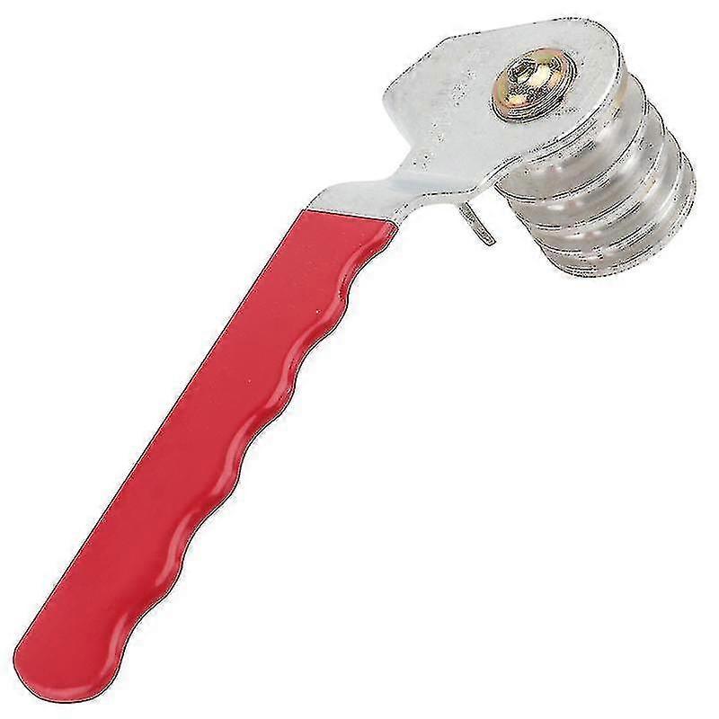 1pc Practical Pipe Bender Durable Handheld Tube Elbow Bending Tool Red Silver