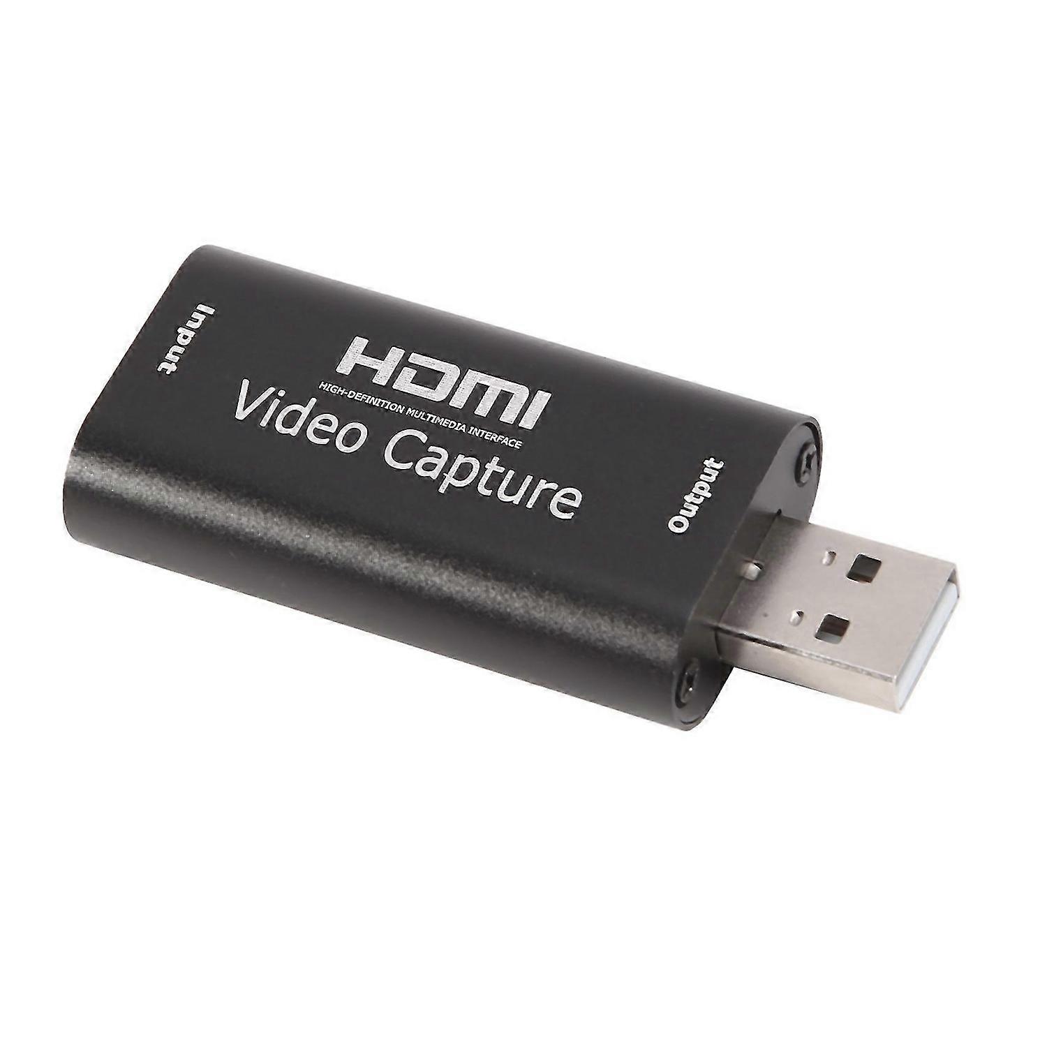 Audio Video Capture Cards to USB 2.0 1080P 4K Record Via DSLR Camcorder Action Cam for High Definit
