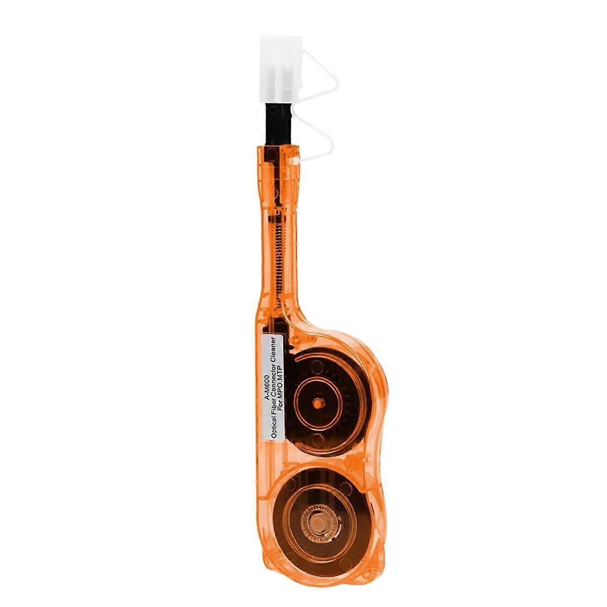 A-M600 Fiber Optic Connector Cleaner for MPO& Optical Fiber End Face Cleaning Pen for MPO/ Orange