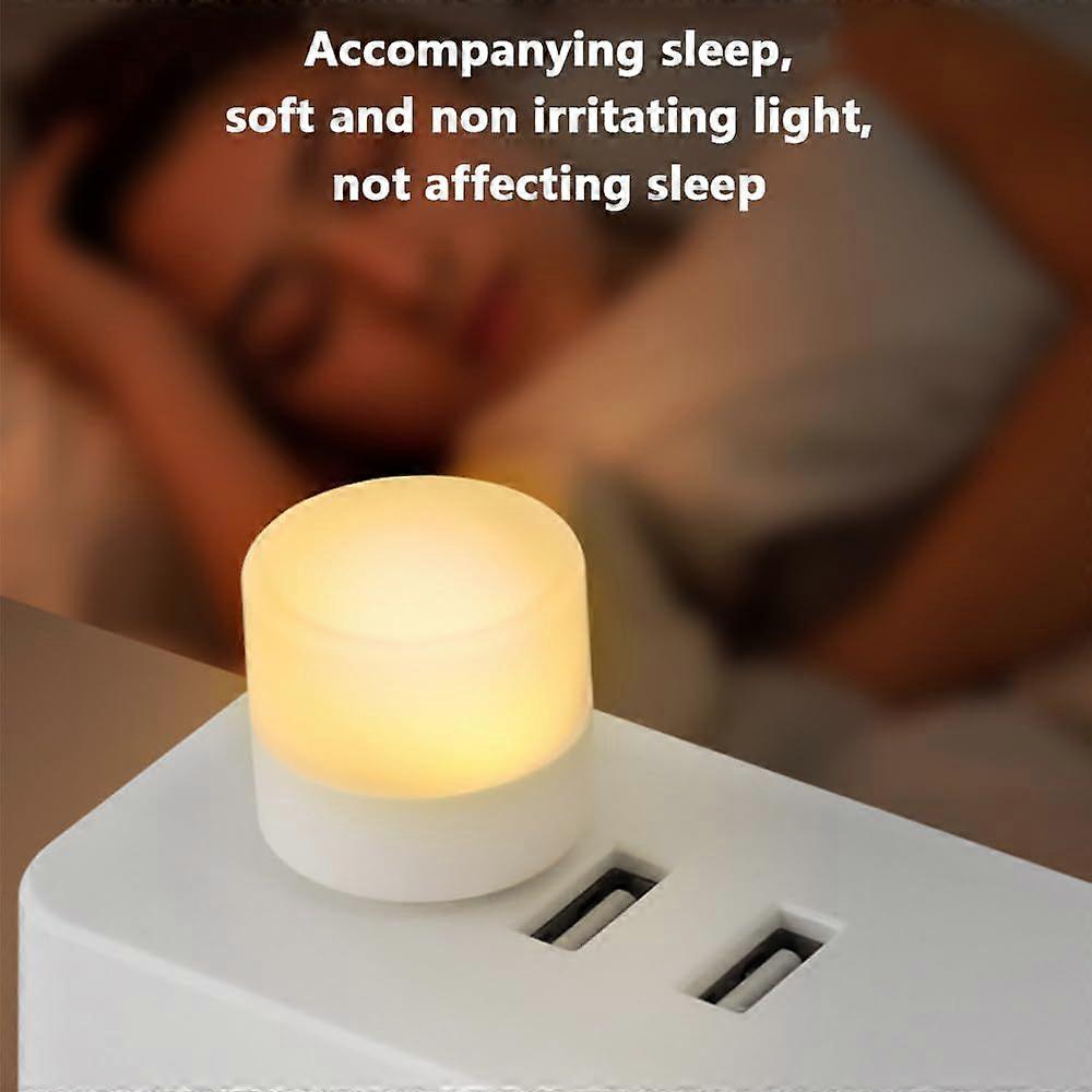 SBSG 10PCS USB Night Light, LED Mini Light Bulb, Plug in Night Light ...