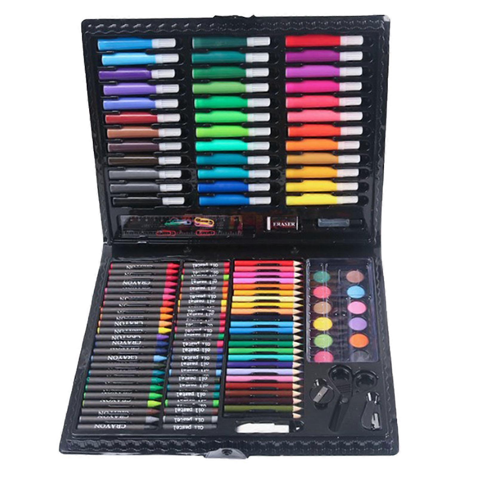 Stimulate Creativity: 150pcs Kids Art Kit, Quick Drying and Washable for Safe Scrapbooking