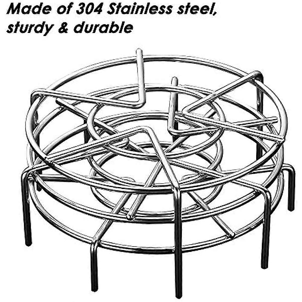 Set Of 3 Stainless Steel Trivet Rack Stand Sourceton 3 Sizes Heavy Duty ...