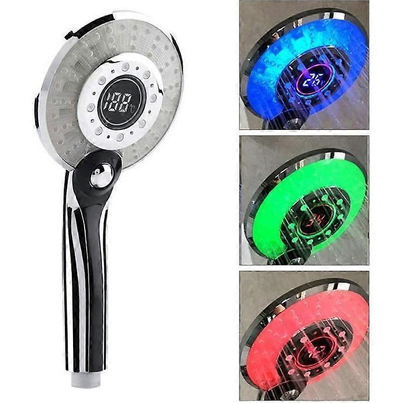 TEMPSA LED shower head - 3 colors - anti-limescale