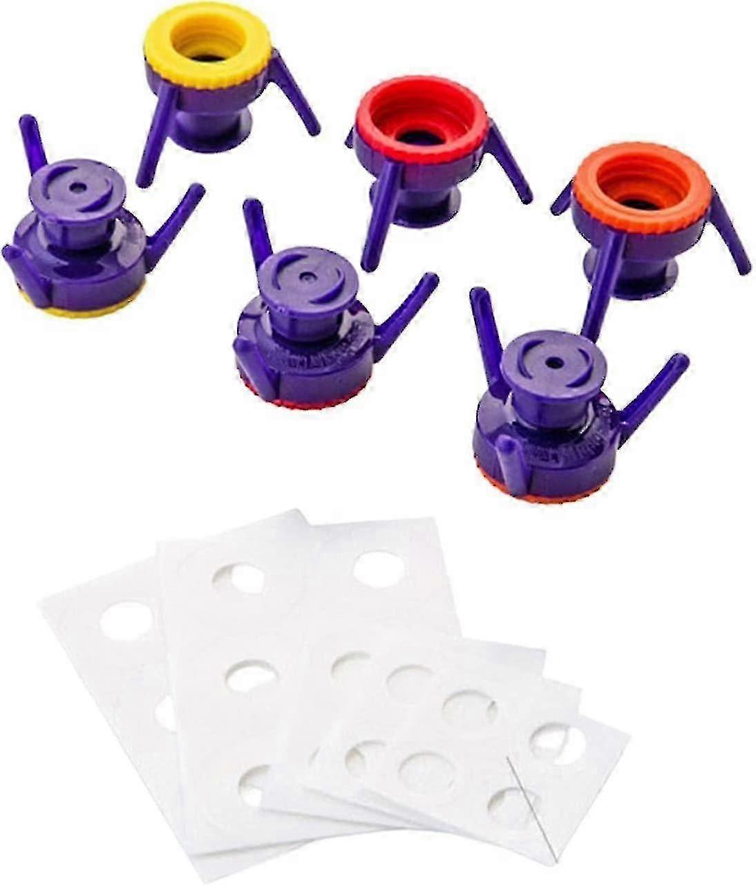 Inverted Bottle Cap,multifunctional Inverted Bottle Caps - Multipurpose Squeeze Bottles Stand Cap Kit Set For Thick Liquid