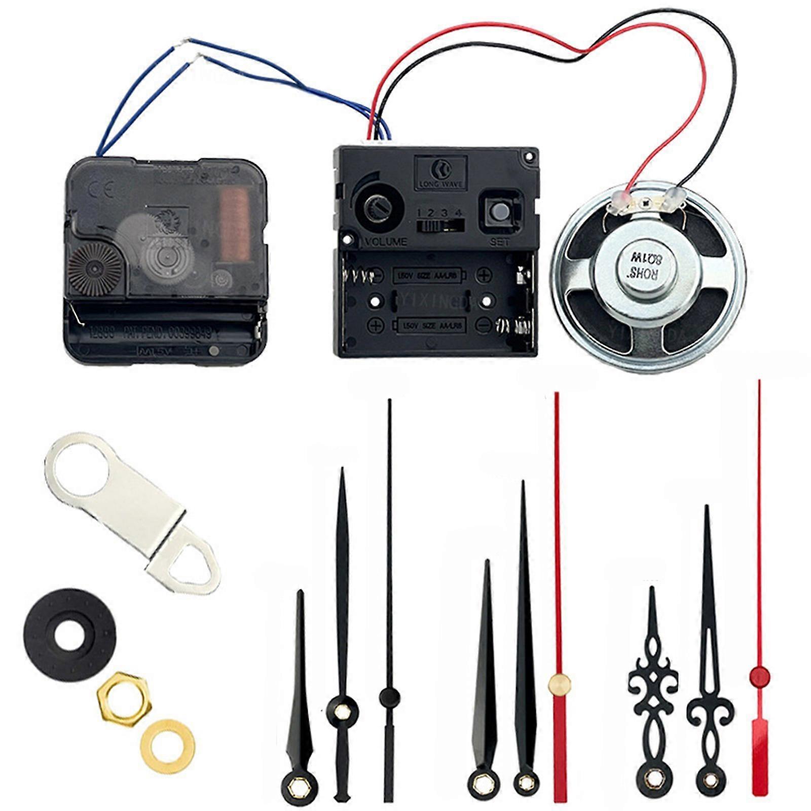Precise 12888 Clock Movement Quartzs Clock Mechanism Battery Powered Repair Part for Wall Clock with 3 Set Hand